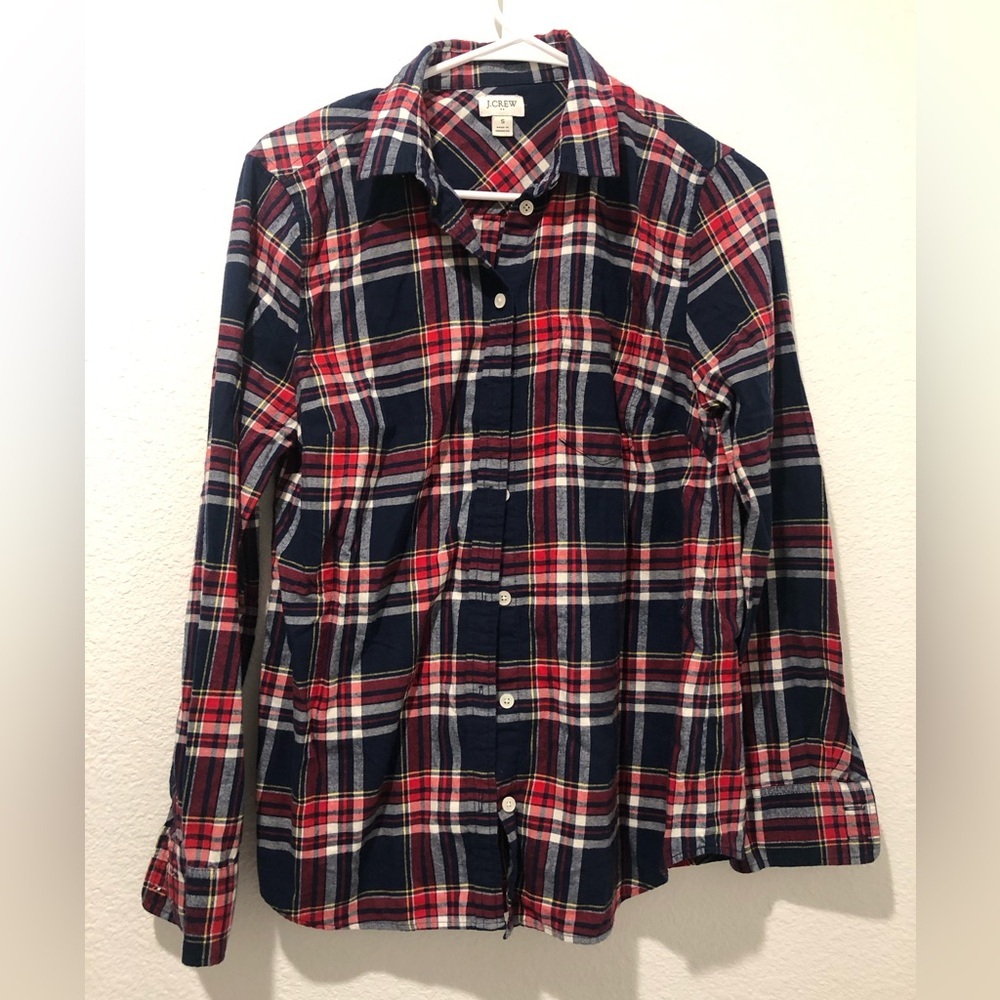 J Crew Plaid Women’s Button‎ Down Small